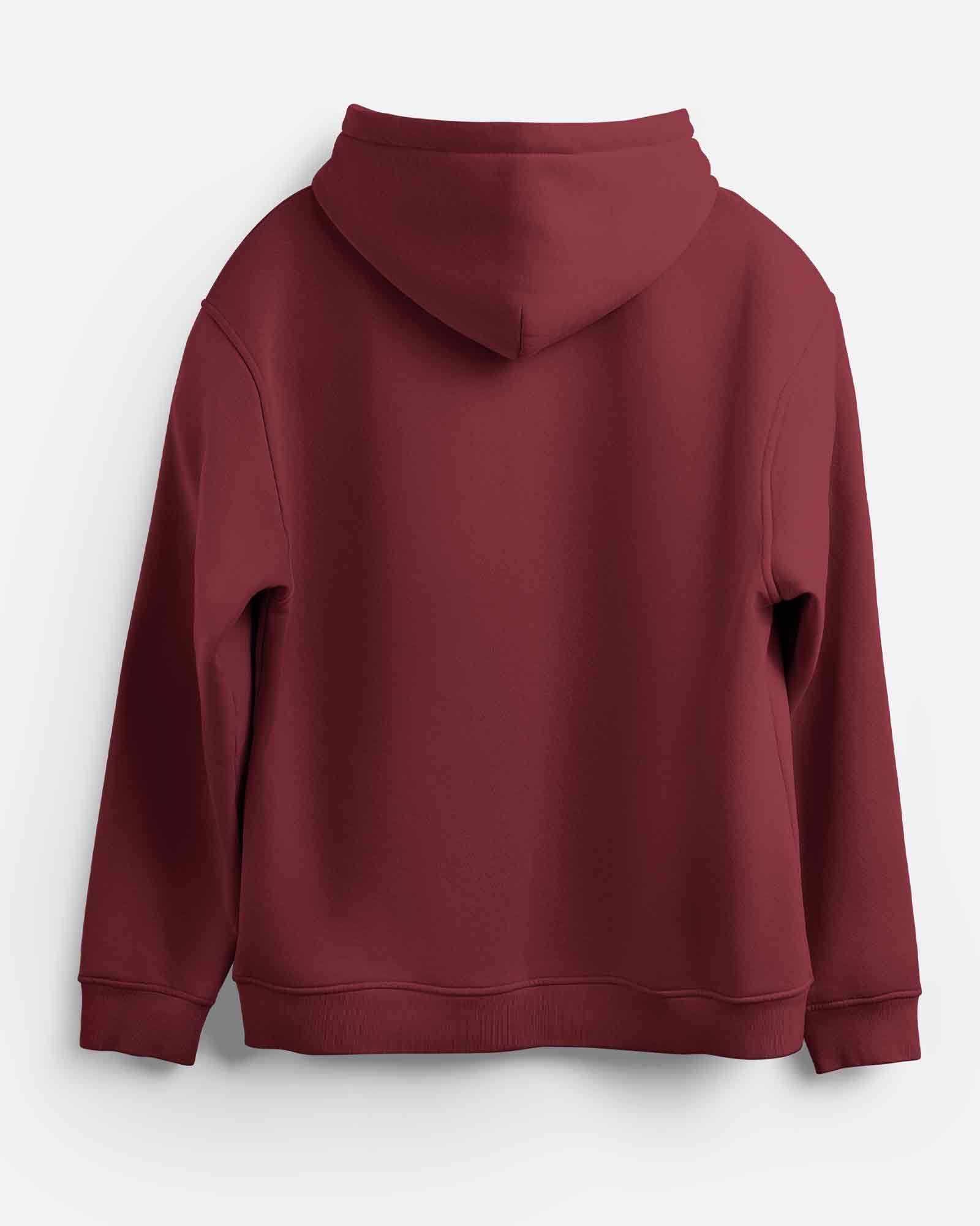 sudadera burdeos