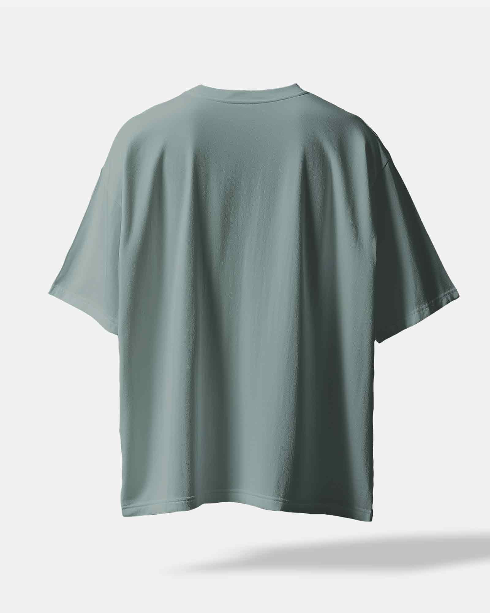 Camiseta hood Unisex Oversize modelo Change the game color Teal
