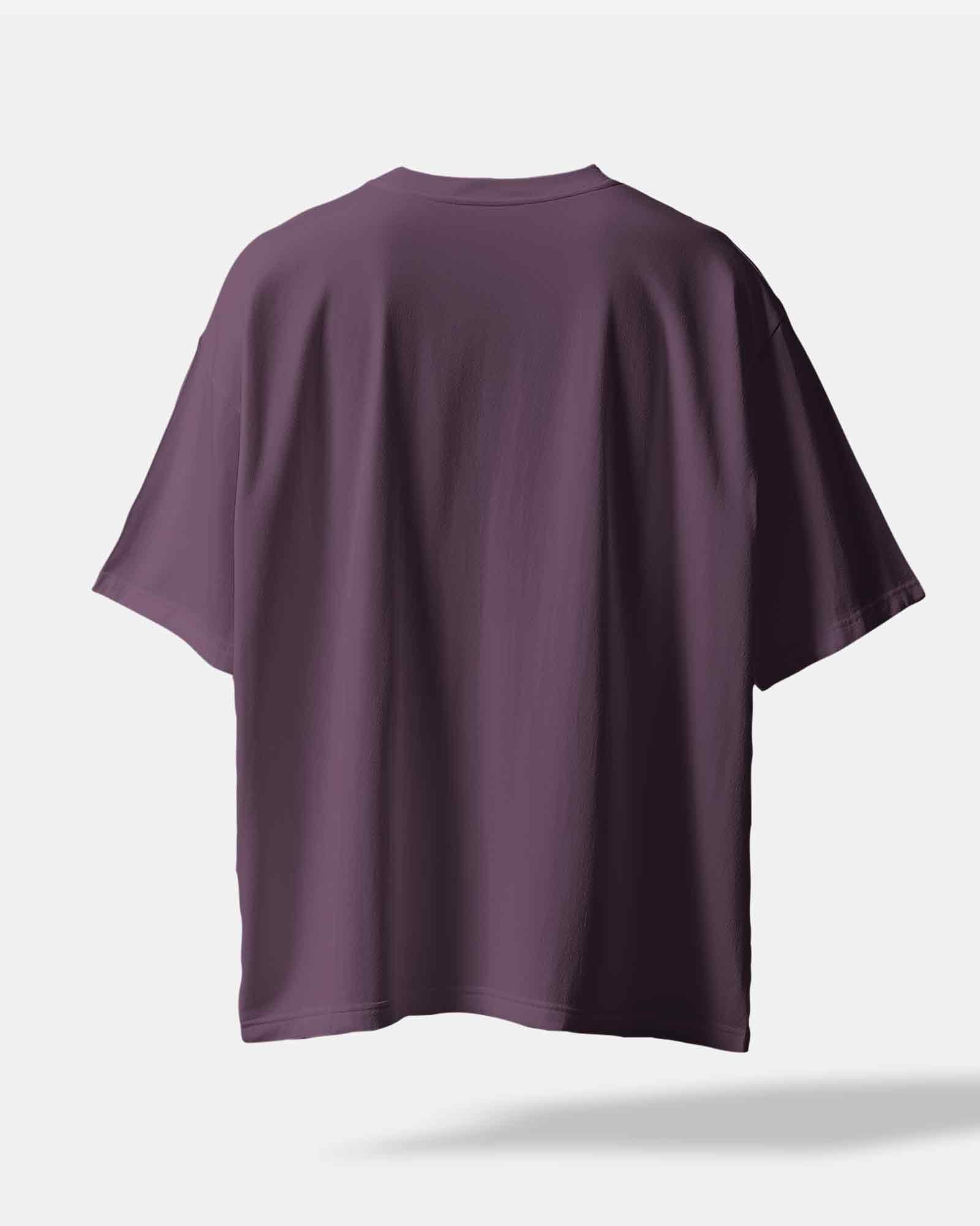 Camiseta hood Unisex Oversize modelo Change the game color Burdeos