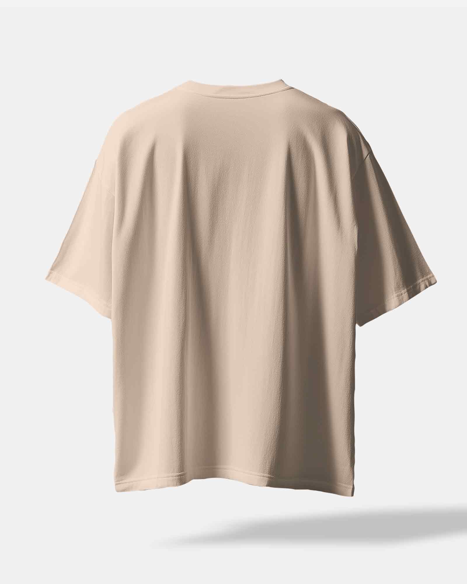 Camiseta hood Unisex Oversize modelo Change the game color Butter