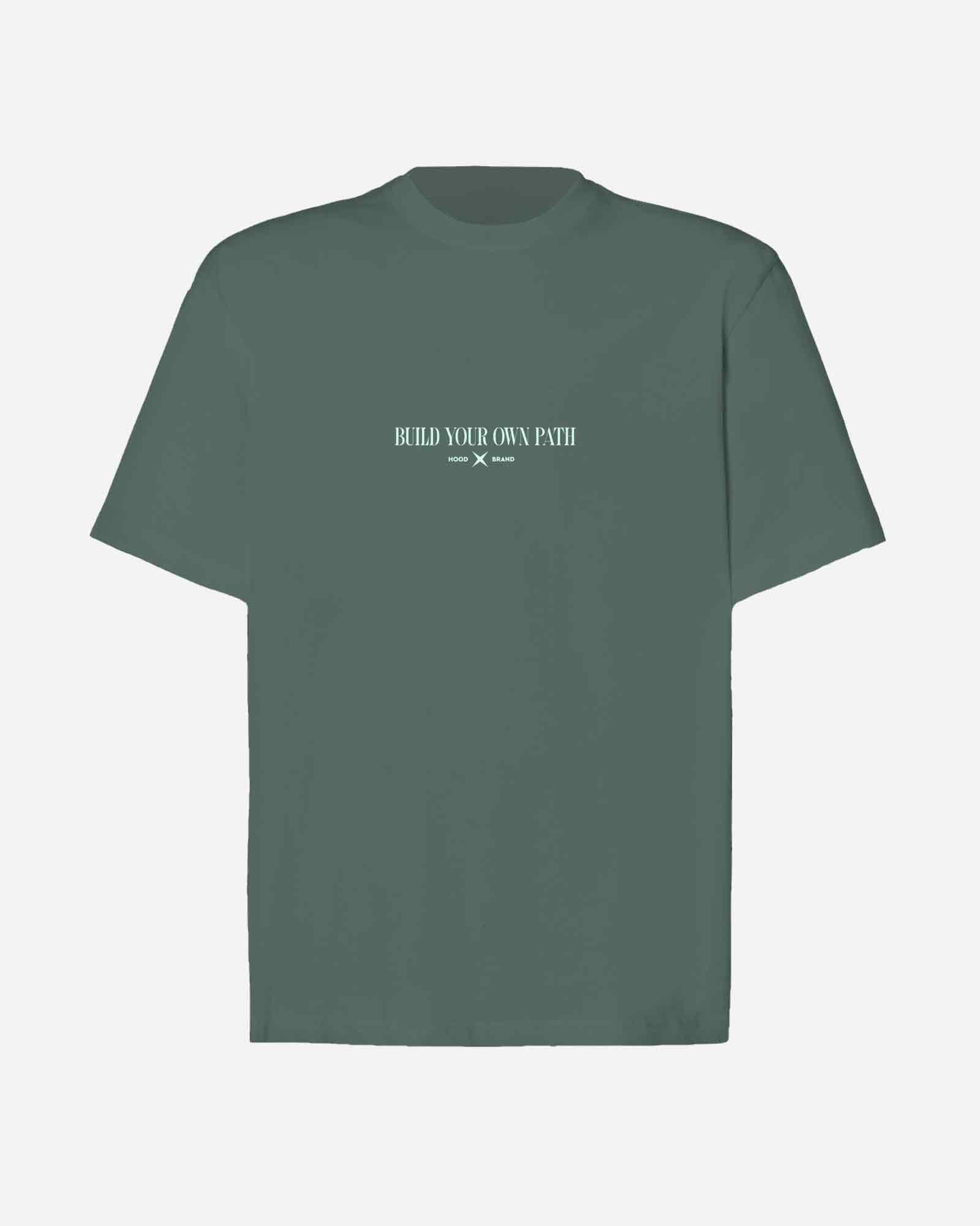 Camiseta hood Unisex Oversize modelo Break the Ball color Teal