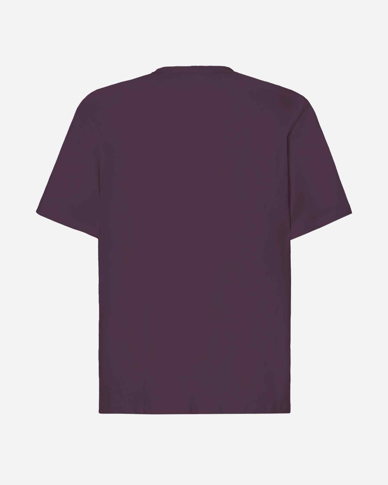 Camiseta hood Unisex Oversize modelo Change the game color Burdeos
