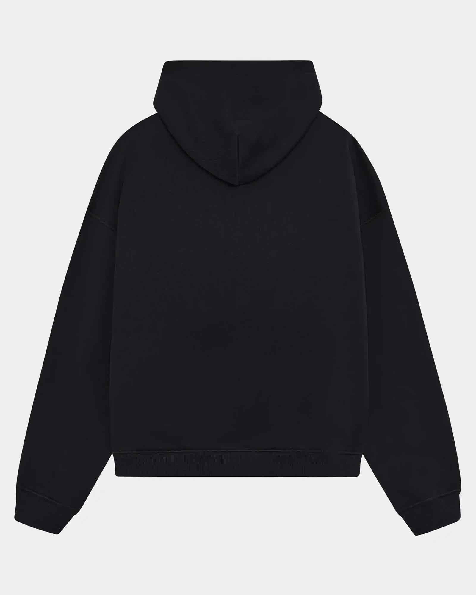 Sudadera Hood Oversize Streetwear color negro