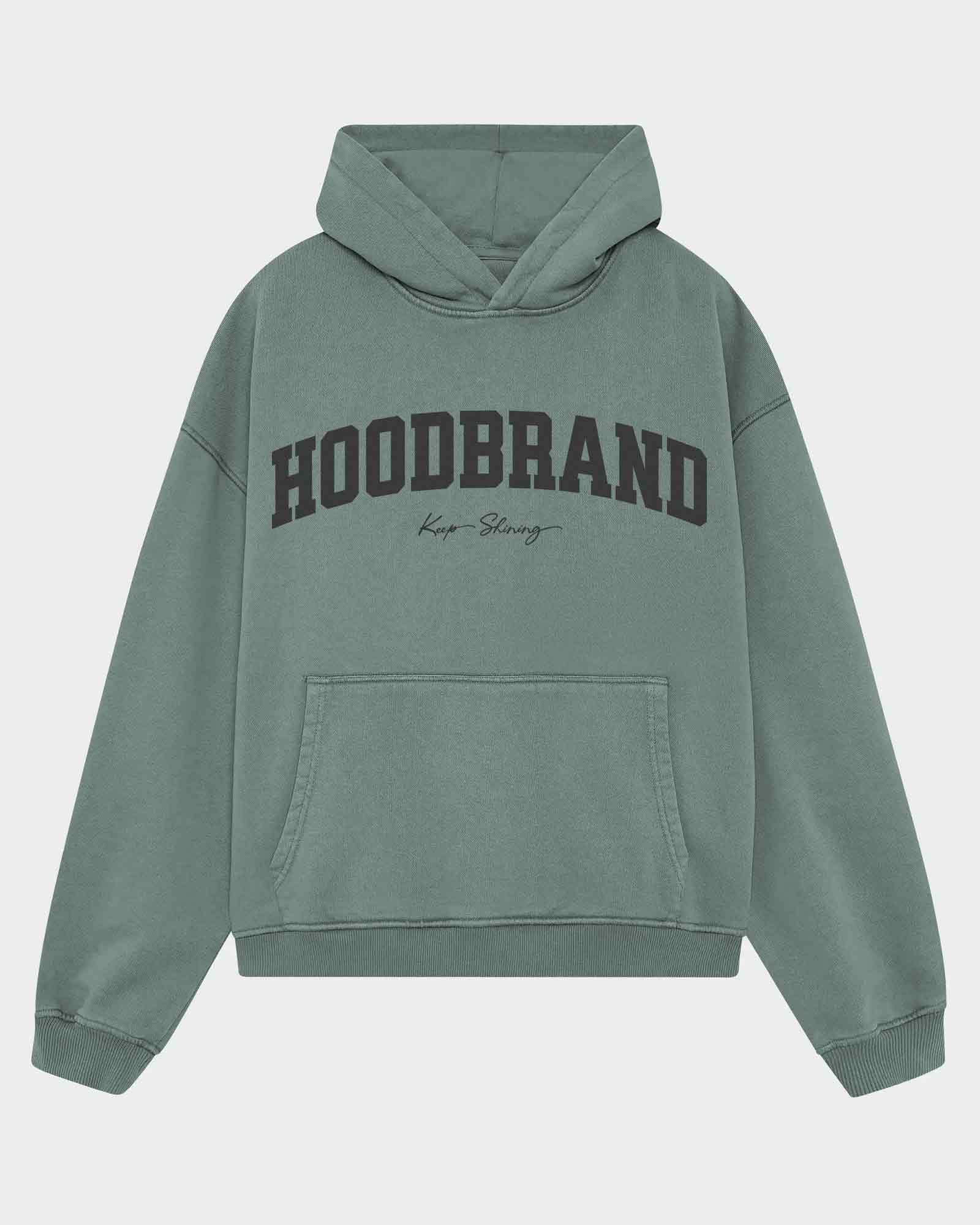 Sudadera Hood Oversize Keep Shining color Teal