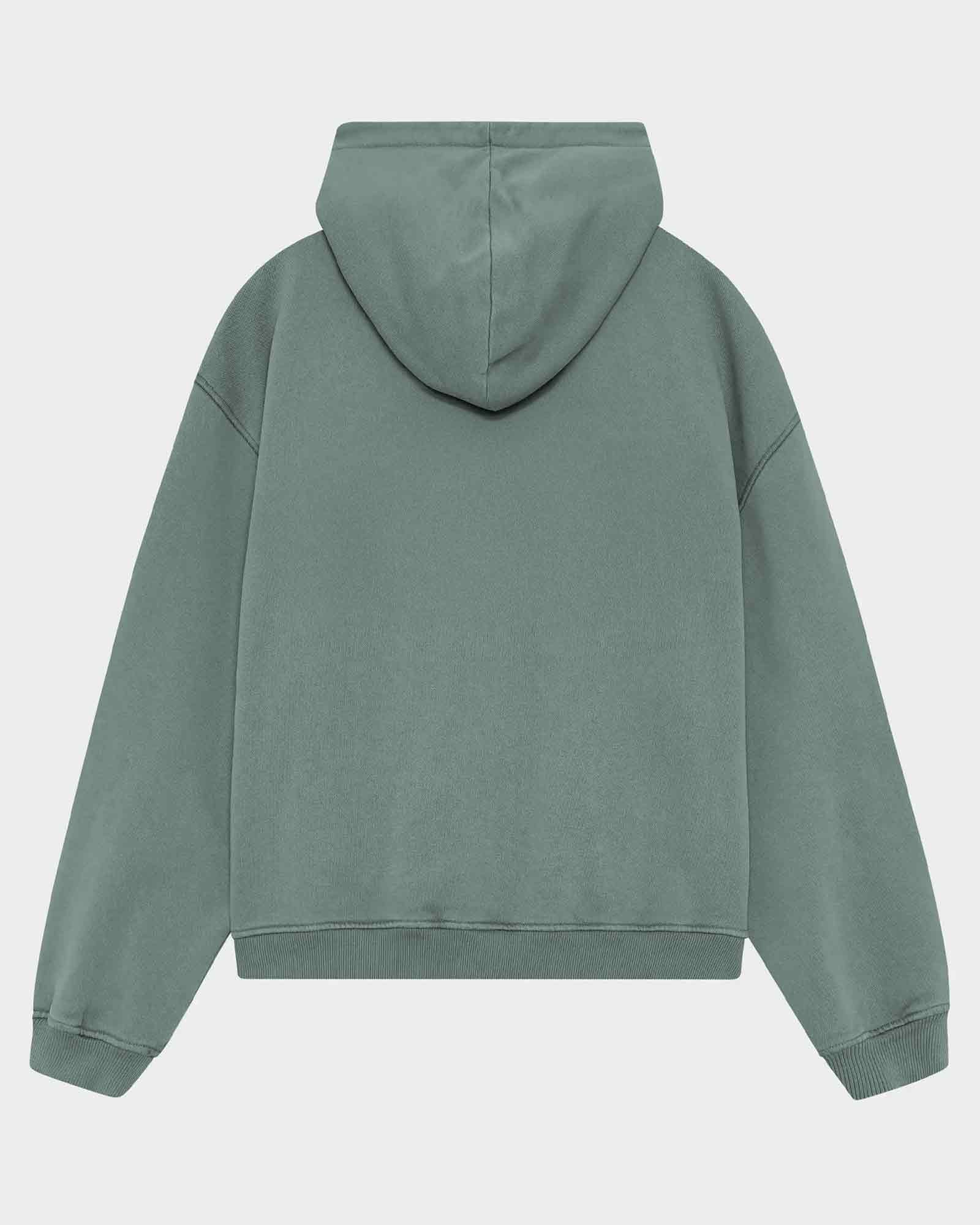Sudadera Hood Oversize Crossover color Teal