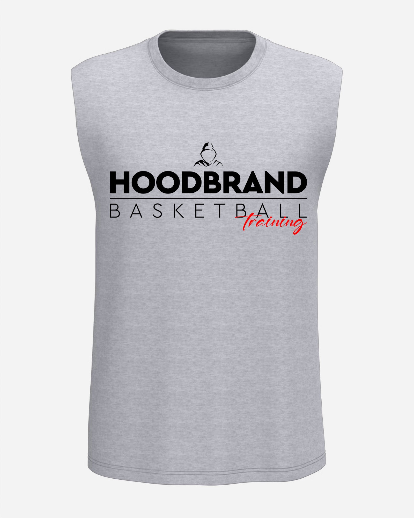 Camiseta sin mangas hood Training color gris
