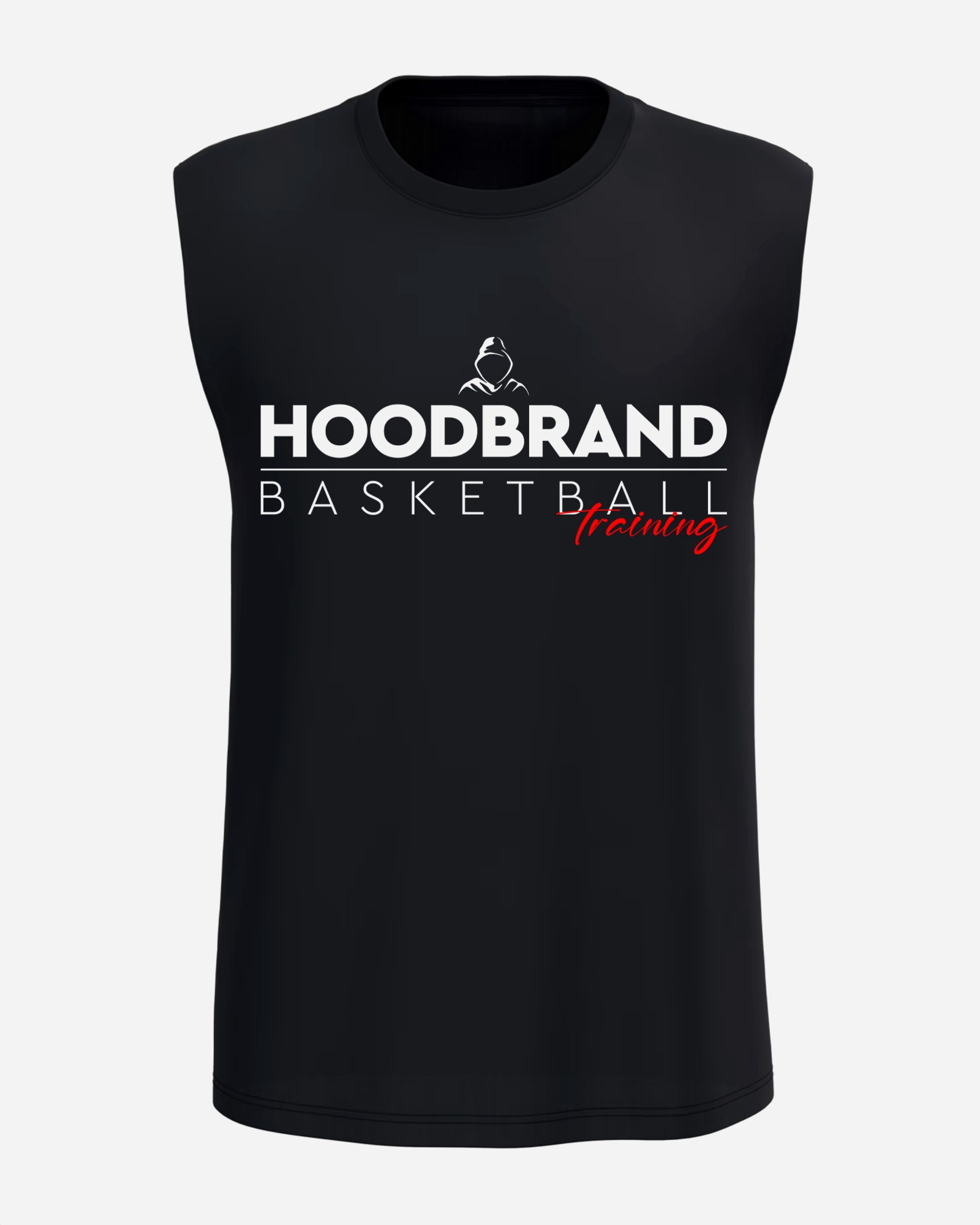 Camiseta sin mangas hood Training color negro