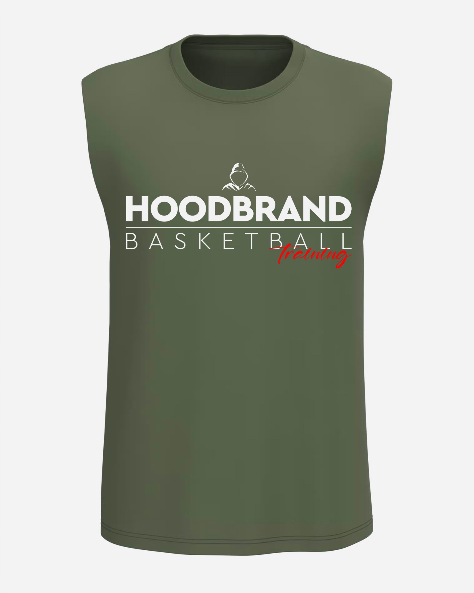 Camiseta sin mangas hood Training color verde