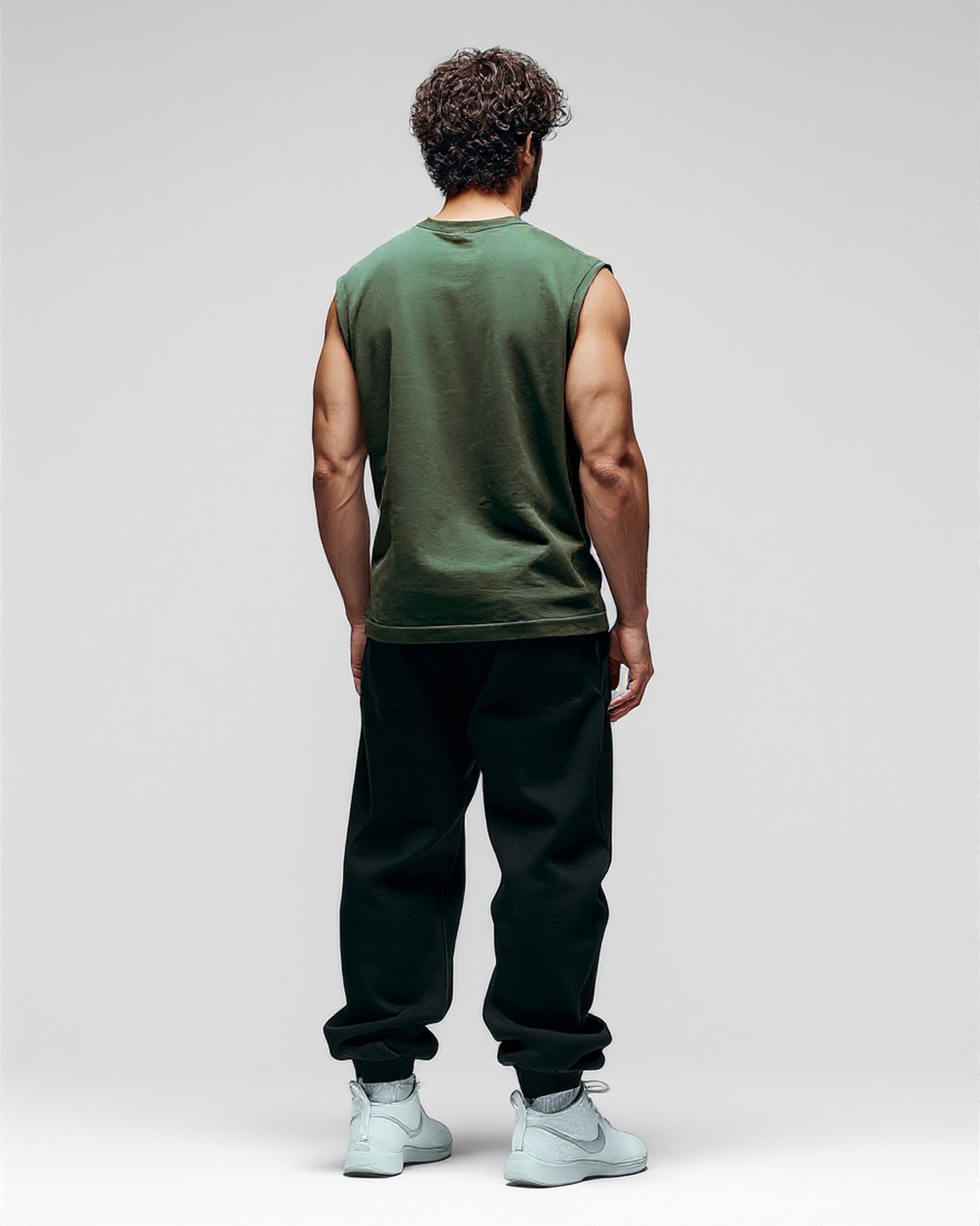 Camiseta sin mangas hood Training color verde