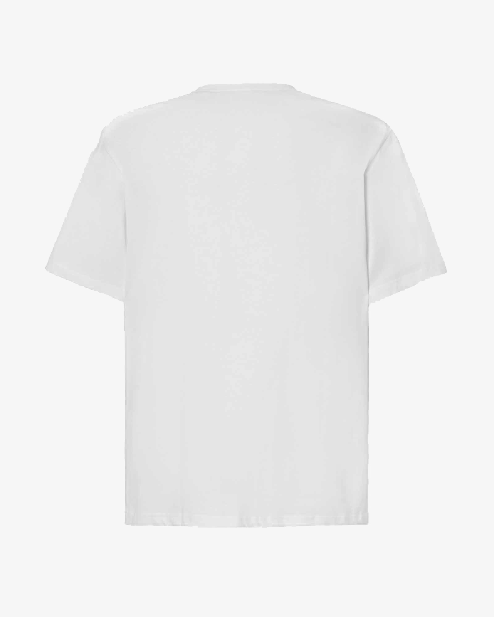 Camiseta hood Unisex Oversize modelo Logo color blanco