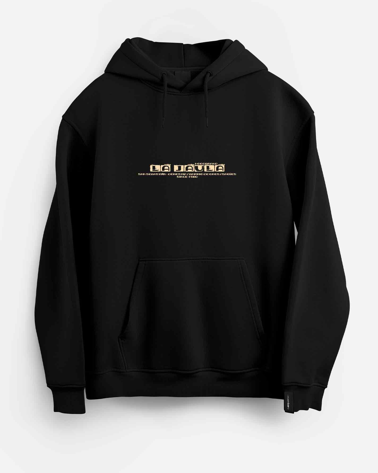 Sudadera hood Unisex La Jaula en color negro