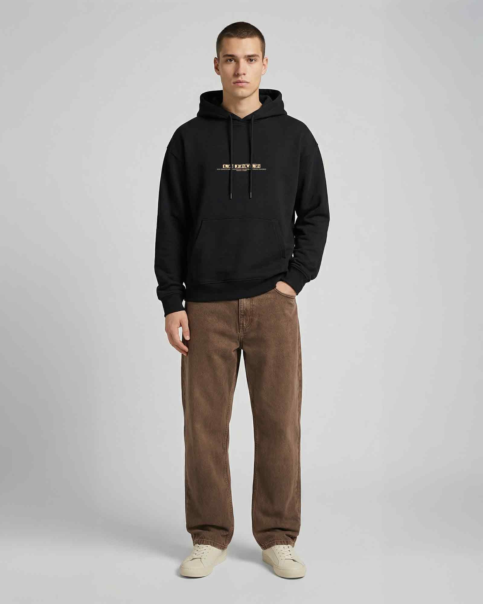 Sudadera hood Unisex La Jaula en color negro