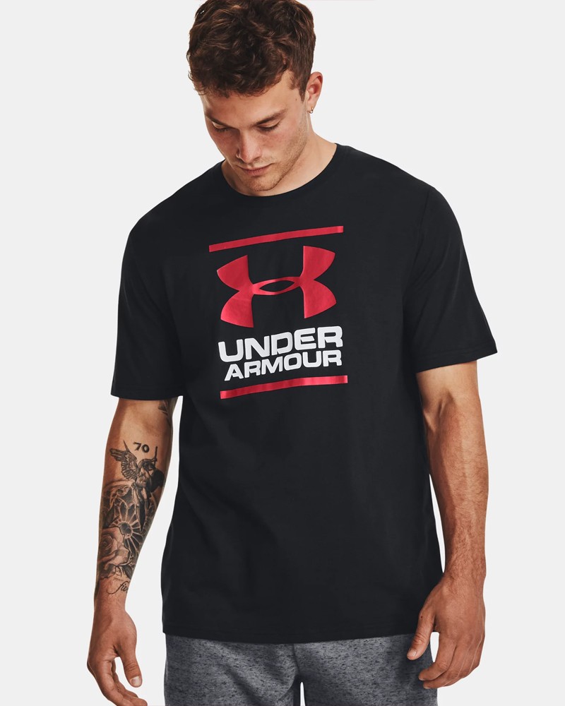 Under Armour MK-1 Print T - Camisetas y camisetas activas para hombre, Negro