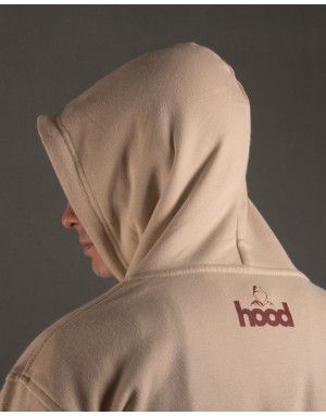 Sudadera hood Unisex San Sebastián en color Buttercream (ECO)